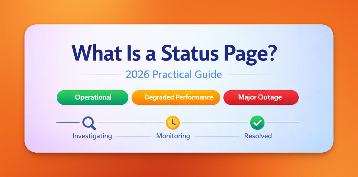What Is a Status Page? The 2026 Practical Guide (With Examples)